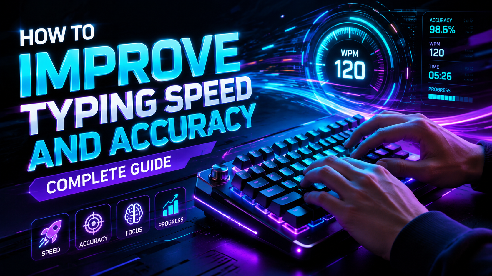 How to Improve Typing Speed and Accuracy: Complete Guide