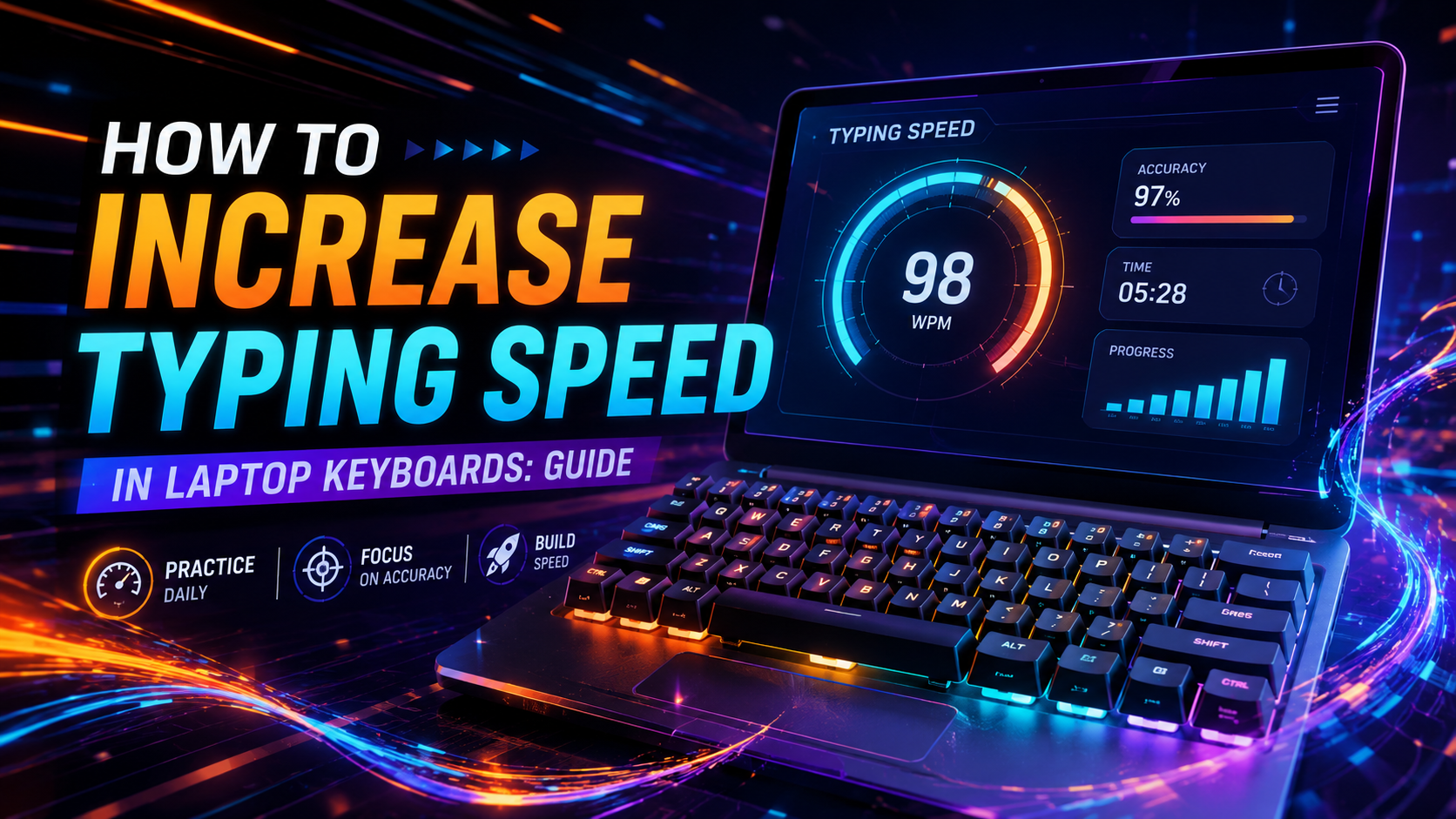 How to Increase Typing Speed in Laptop Keyboards: Guide