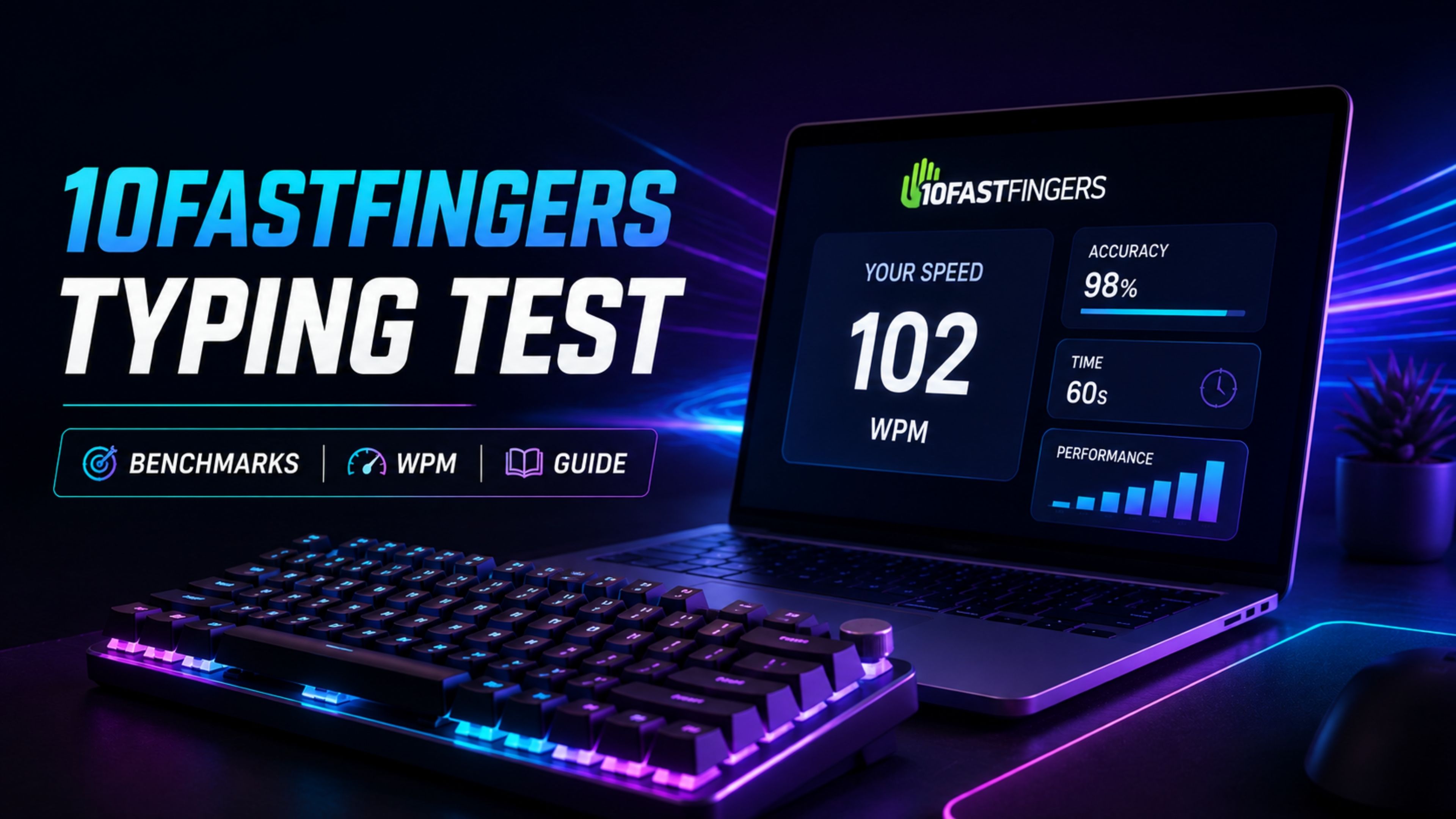10FastFingers Typing Test: Benchmarks, WPM & Guide